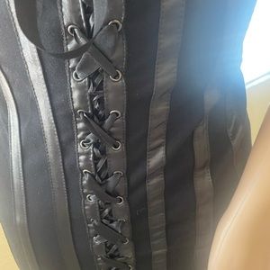 Women’s short black cocktail dress